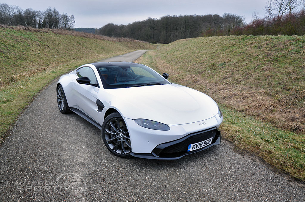 aston martin vantage v8 bi-turbo 2018 essai