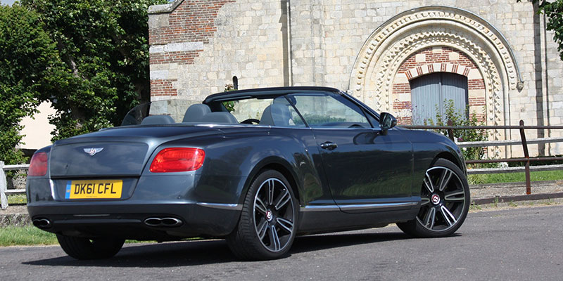 arriere bentley continental gt cabriolet