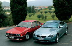 bmw s&eacute;rie 6 e63 et e24