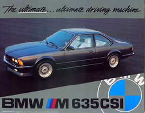 bmw m635 csi comp&eacute;tition