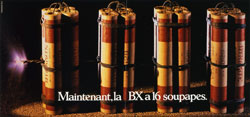 publicit&eacute; citroen bx gti 16 soupapes