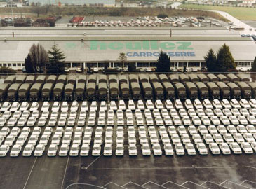 usine heuliez production citroen visa troph&eacute;e 1981