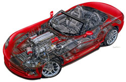 fiche technique dodge viper srt 10