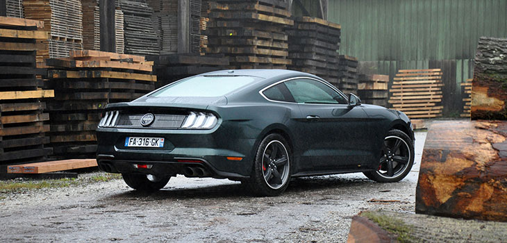 ford mustang 6 bullitt 2018 arriere