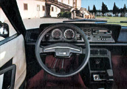interieur lancia gamma coup&eacute;