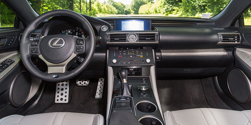 interieur coupé lexus rc-f
