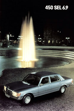 brochure catalogue mercedes benz 450 sel 6.9