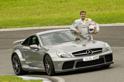 pilote f1 mercedes benz sl 65 amg r230 black series