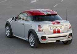mini coup&eacute; jcw arriere