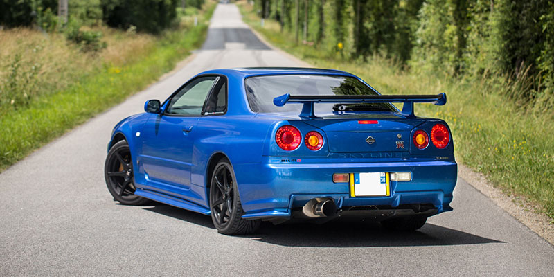 arriere nissan skyline gt-r r34