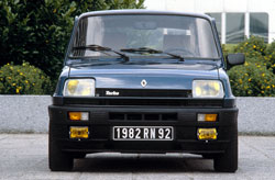 renault 5 alpine turbo face avant