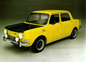 simca 1000 rallye 2 brochure