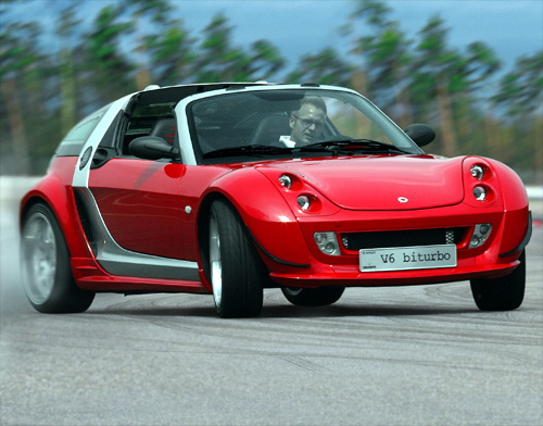 smart roadster brabus v6 biturbo