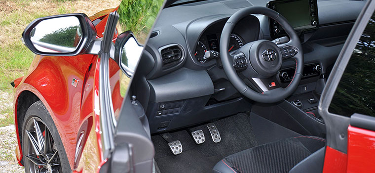 intérieur toyota gr yaris track pack