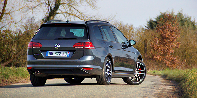 arri&egrave;re vw golf 7 gtd sw tdi 184