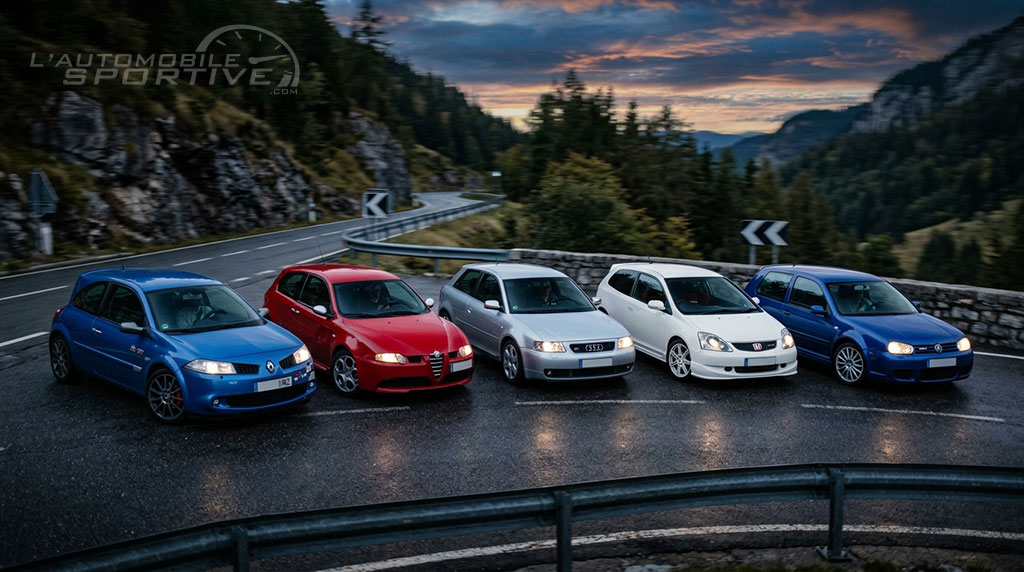 comparatif meilleures berlines compactes sportives années 2000