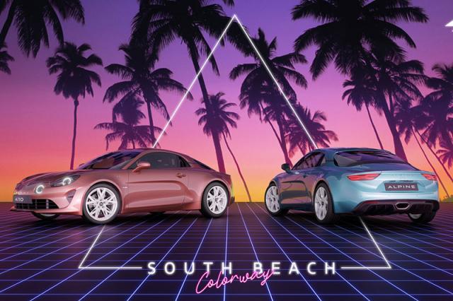 Alpine A110 South Beach Colorway Alpine A110 South Beach Colorway