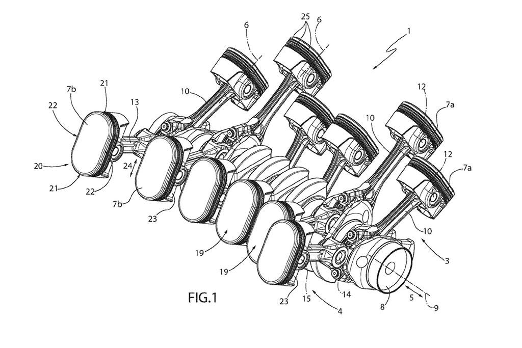 Ferrari d�pose un brevet pour un V12 � pistons oblongs Ferrari d�pose un brevet pour un V12 � pistons oblongs