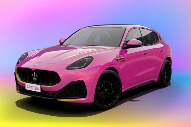 Maserati Grecale Trofeo Barbie Edition : la vie en rose Maserati Grecale Trofeo Barbie Edition : la vie en rose