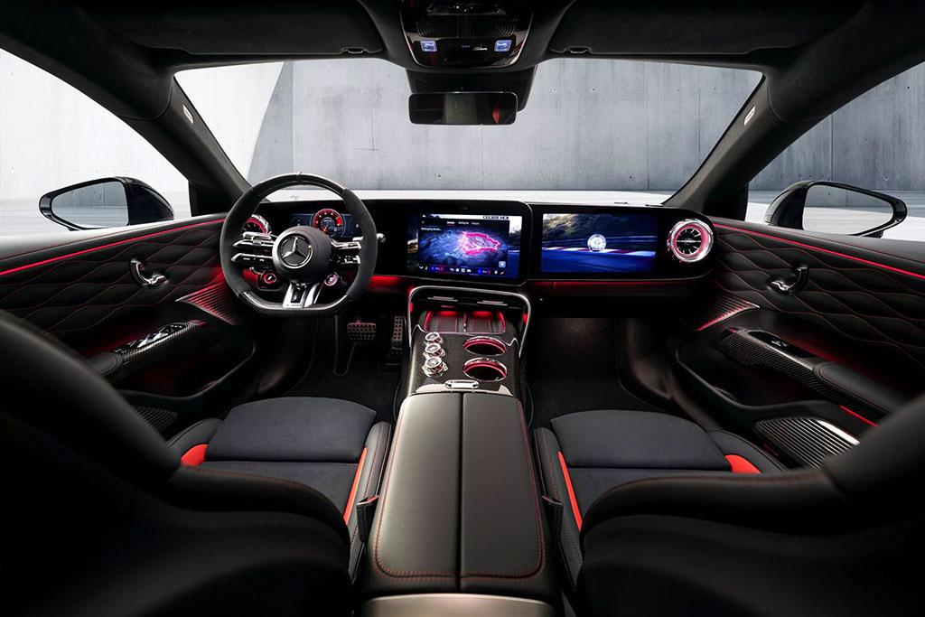 La Mercedes-AMG GT Coup� 4 portes d�voile son nouvel int�rieur La Mercedes-AMG GT Coup� 4 portes d�voile son nouvel int�rieur