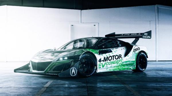 Une Honda NSX �lectrique � Pikes Peak Une Honda NSX �lectrique � Pikes Peak