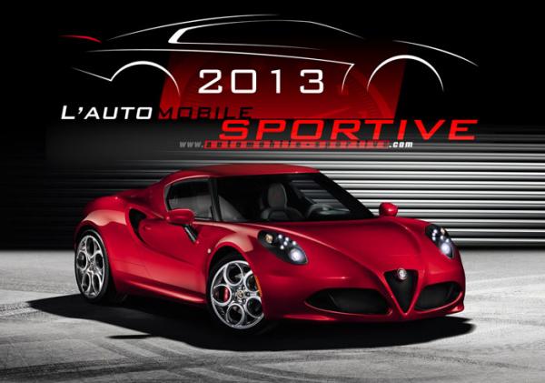 L'Alfa Romeo 4C �lue Automobile Sportive 2013 ! L'Alfa Romeo 4C �lue Automobile Sportive 2013 !