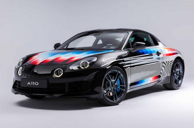 Alpine r�v�le une A110 Art Car sign�e Felipe Pantone Alpine r�v�le une A110 Art Car sign�e Felipe Pantone