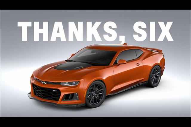 Thanks Six : Les adieux de la Chevrolet Camaro Thanks Six : Les adieux de la Chevrolet Camaro