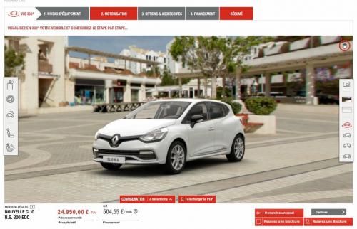 La Renault Clio 4 RS d�voile son prix en Belgique ! La Renault Clio 4 RS d�voile son prix en Belgique !