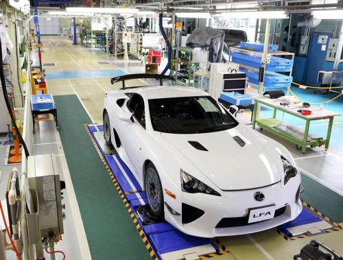 Lexus a produit la derni�re LFA Lexus a produit la derni�re LFA