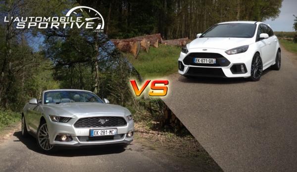 Match : Ford Mustang Ecoboost vs Focus RS Match : Ford Mustang Ecoboost vs Focus RS