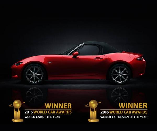 La Mazda MX-5 �lue World Car of the Year La Mazda MX-5 �lue World Car of the Year
