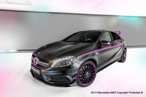 Mercedes A45 AMG Erika : princesse en tutu... Mercedes A45 AMG Erika : princesse en tutu...