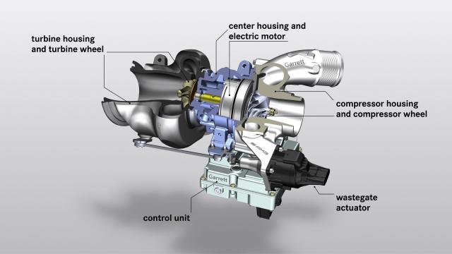 Technique : le turbocompresseur �lectrique arrive chez AMG Technique : le turbocompresseur �lectrique arrive chez AMG