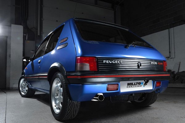 Milltek Classic propose une ligne inox pour la Peugeot 205 GTI Milltek Classic propose une ligne inox pour la Peugeot 205 GTI