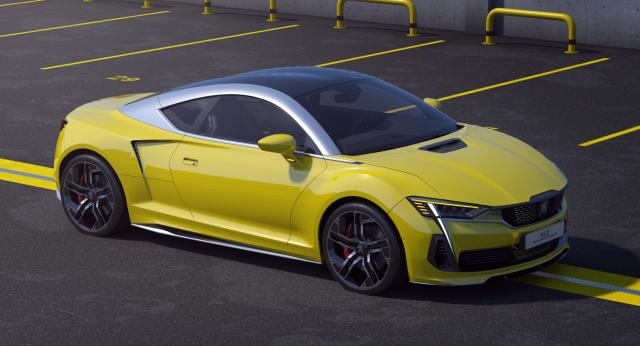 Virtuel : un designer r�invente le coup� Peugeot RCZ Virtuel : un designer r�invente le coup� Peugeot RCZ
