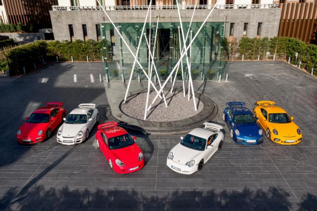 Porsche f�te les 20 ans de la 911 GT3 Porsche f�te les 20 ans de la 911 GT3