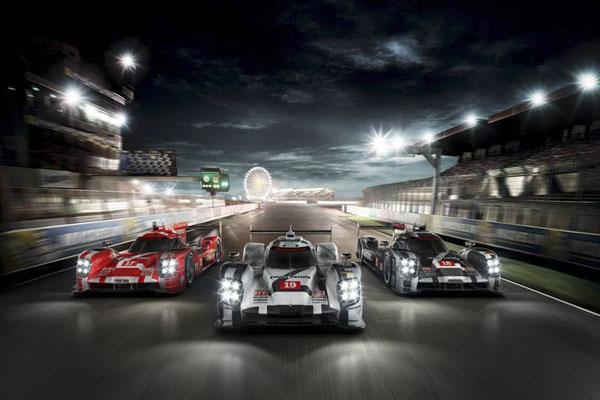 Porsche en premi�re ligne des 24H du Mans 2015 Porsche en premi�re ligne des 24H du Mans 2015