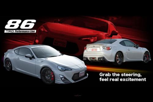 Accessoires TRD Performance Line pour la Toyota GT86 Accessoires TRD Performance Line pour la Toyota GT86