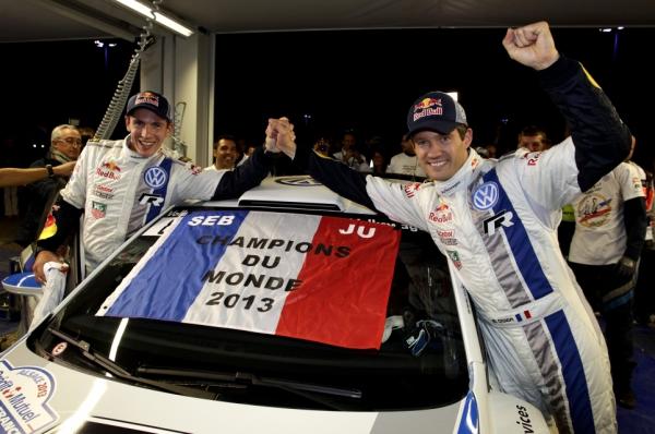 S�bastien Ogier, champion du monde WRC ! S�bastien Ogier, champion du monde WRC !