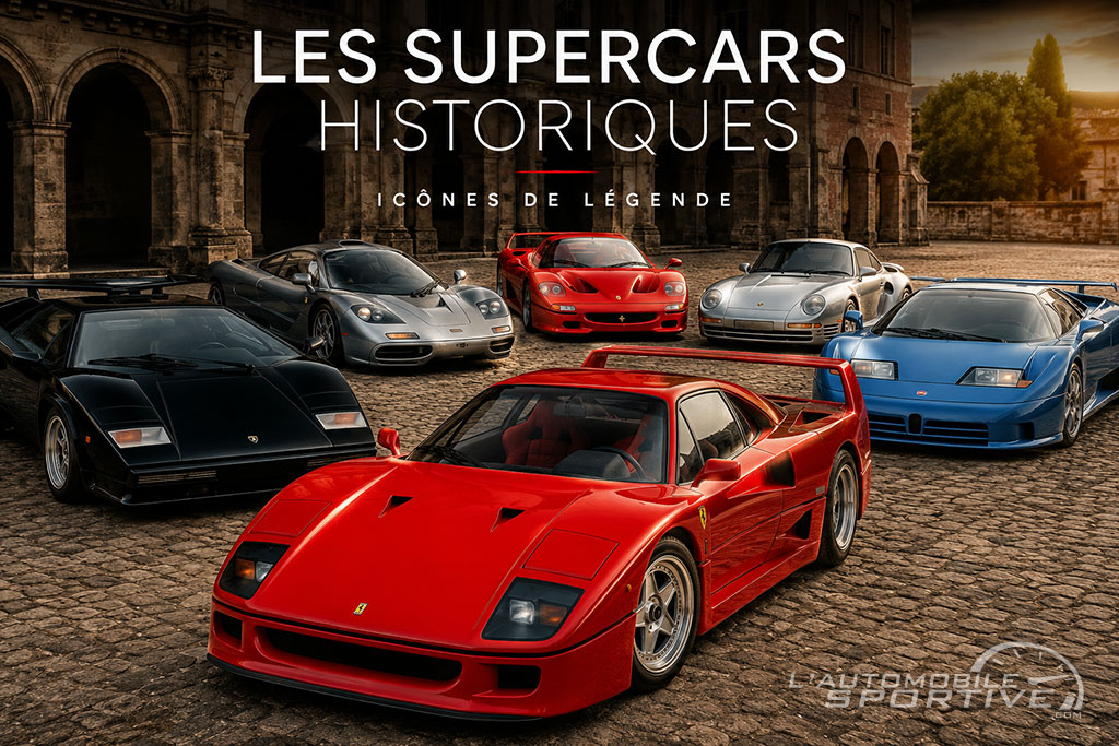 les supercars historiques les plus embl&eacute;matiques