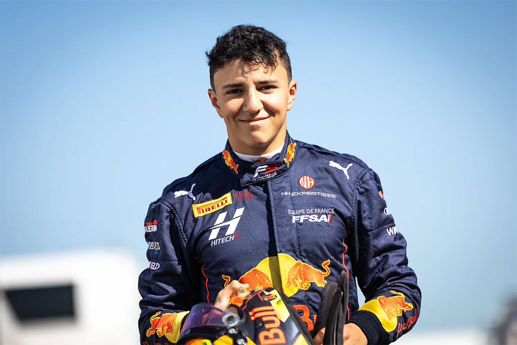 Isack Hadjar pilote f1 Racing Bulls