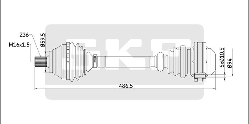 cardan arbre de transmission schéma skf